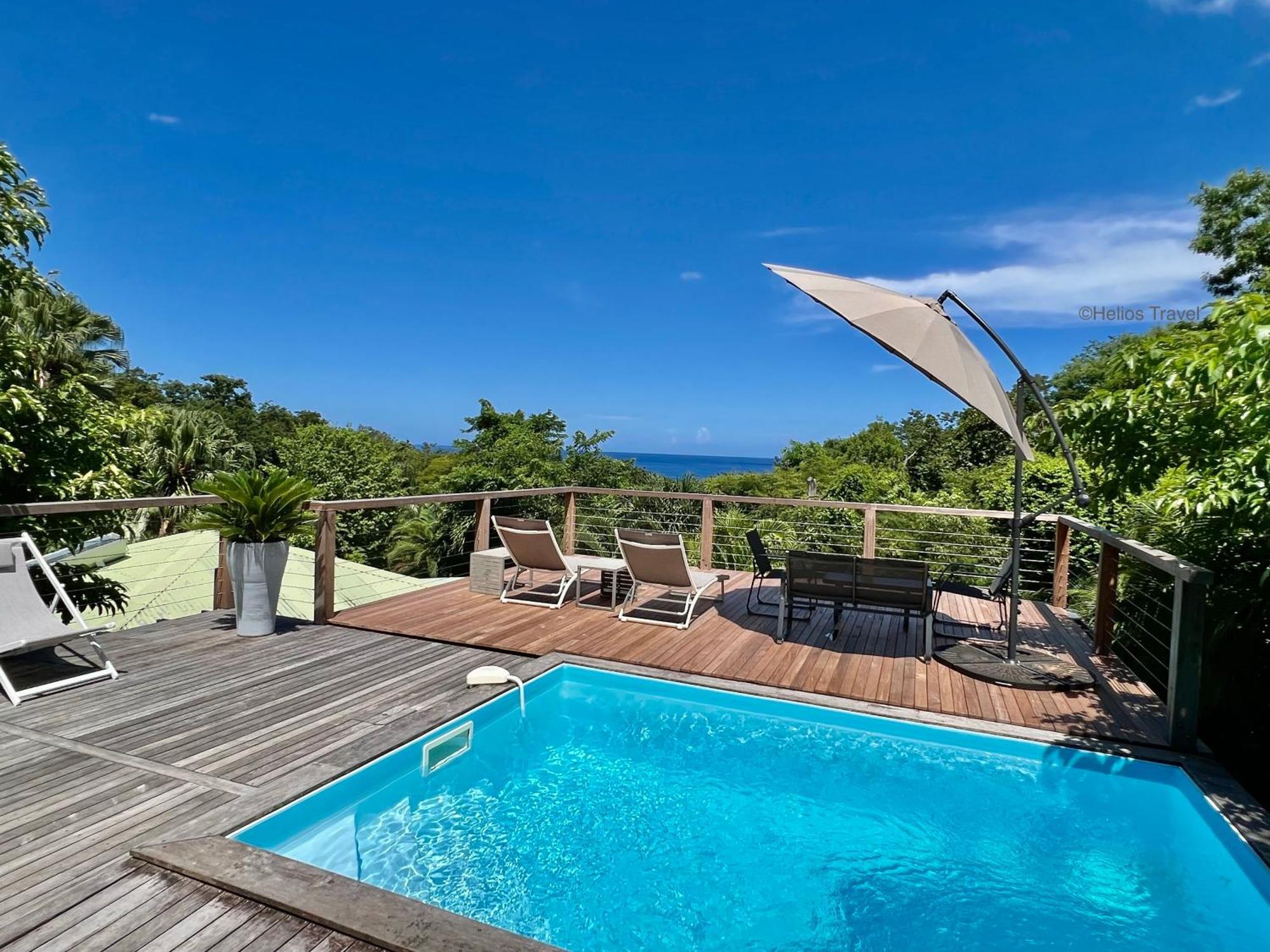 Case Coco Pointe Batterie. Piscine, Vue Mer, 4 P. 德赛 外观 照片